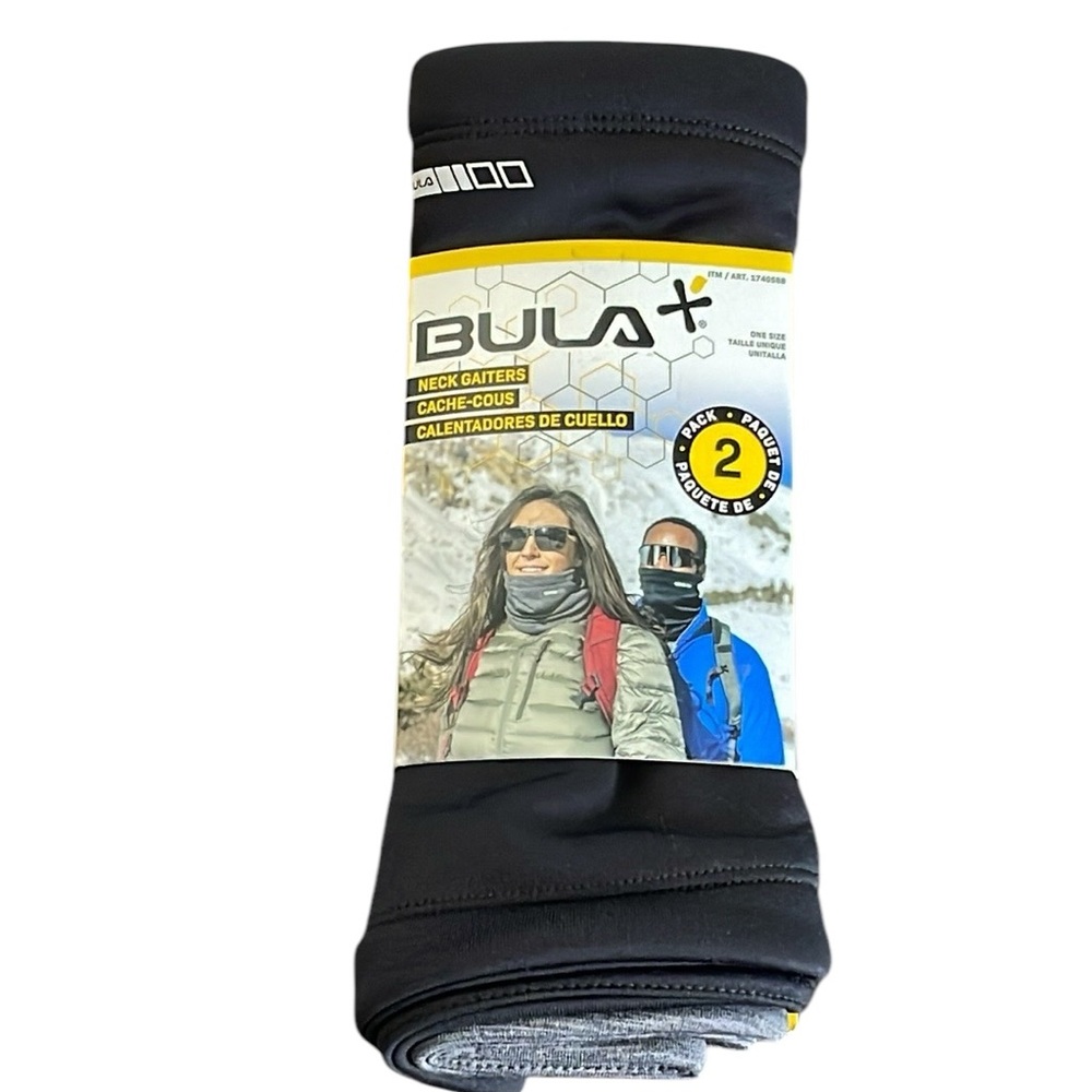Bula - 2 pack Unisex Neck Warmer / Neck Gaiters